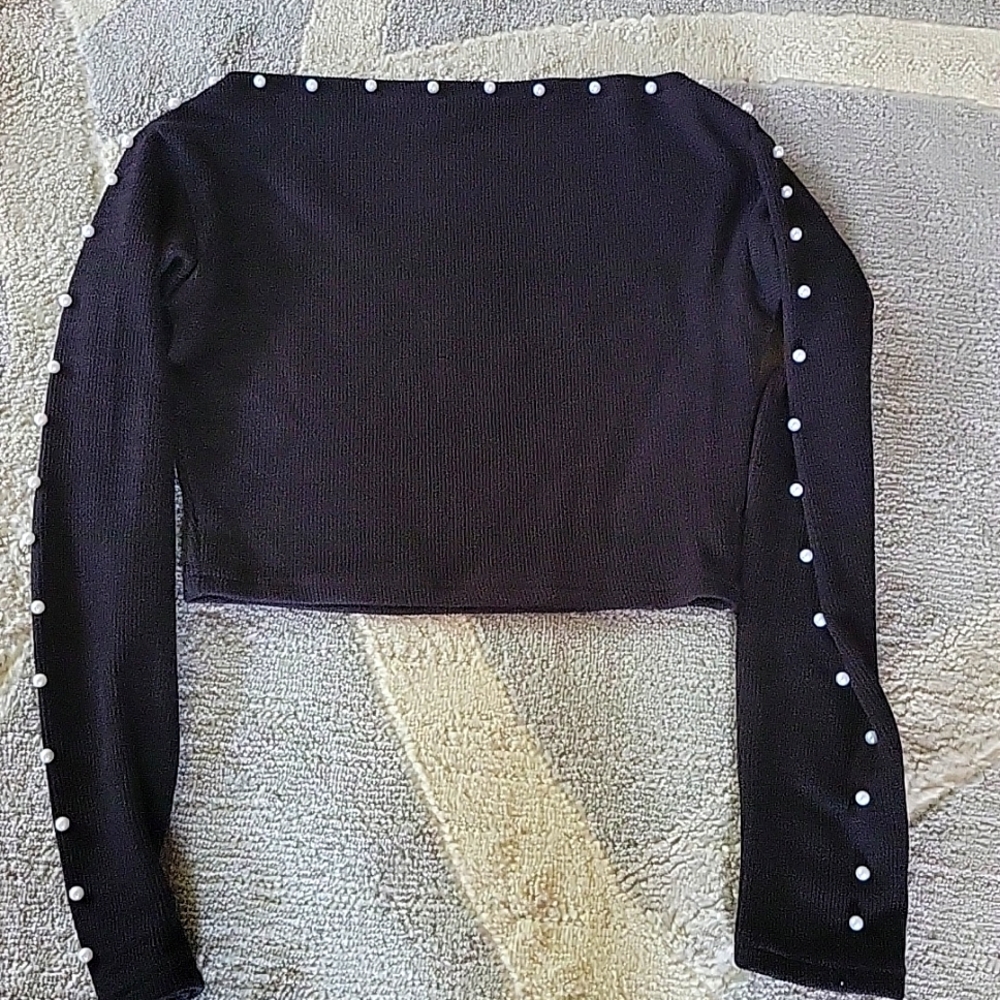 Shein off the shoulder crop top